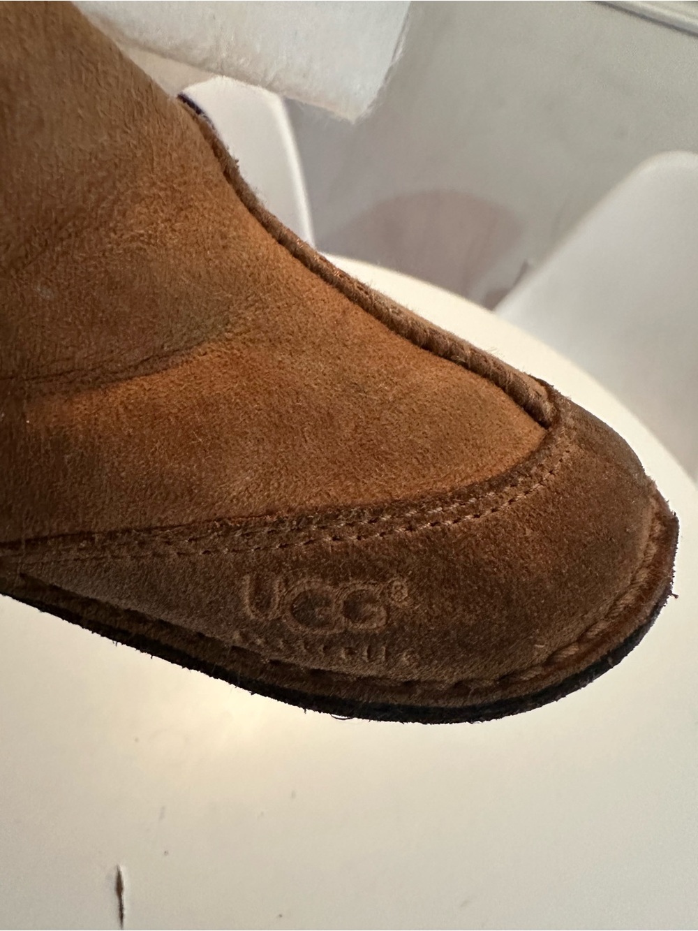 UGG Kids Suede Boot in Chestnut